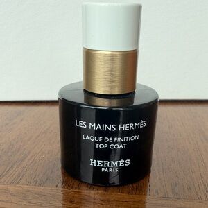 Hermes Black and Gold Nail Top Coat